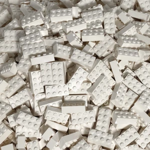 LEGO® 500 2x4 Steine Weiß / white bricks 3001 / brandneu - Bild 1 von 1