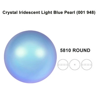 Swarovski 5810 Crystal Round Pearls Beads Jewelry Making * U Pick Color & Size - Image 1 of 4