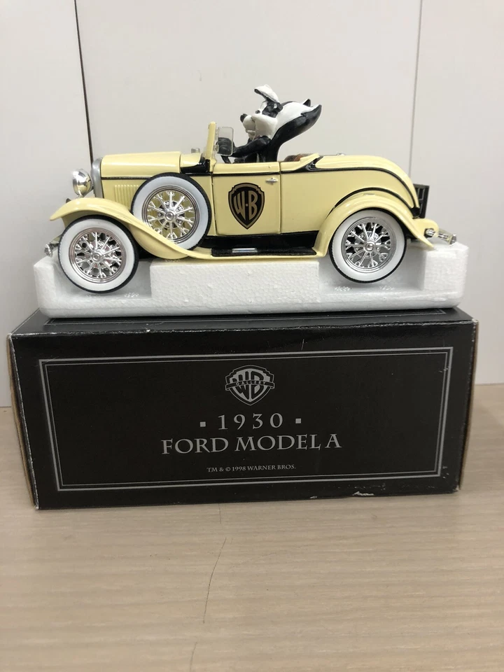 ERTL WB Warner Bros 1930 Ford Modelo A Pepe Pepe Le Pew Penélope Diecast Car 1998 Foto 1 de 4
