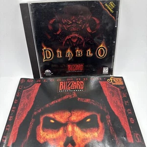 Original Diablo PC Game Blizzard 1996 CD-ROM with Original Manual (disk Is Mint) - Bild 1 von 8