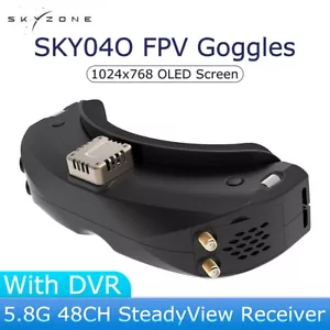 SKYZONE SKY04O FPV Goggles with DVR 5.8G 48CH OLED Screen for FPV Racing Drone - Picture 1 of 18