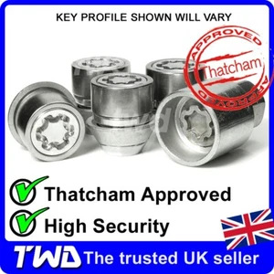 4x ALLOY WHEEL LOCKING NUTS - FORD FOCUS (ORIGINAL STYLE) LUG STUD BOLTS [Ne] - Picture 1 of 8