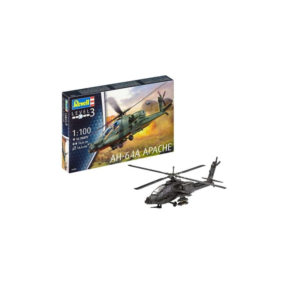 Modellbausatz, AH-64A Apache, 56 Teile, ab 10 Jahren - Bild 1 von 1
