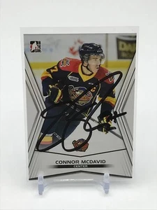 SIGNED 2014 In The Game Connor McDavid Auto #01 Oilers NHL - Picture 1 of 2