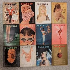 Complete 1905 Vintage Playboy Collection (Jan - Dec) VG - Picture 1 of 1
