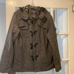 Brave Soul Black Label London Sz L Hooded Coat Perfect condition - Picture 1 of 4