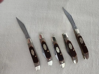 Old Timer 5 120T Single Blade Pocker Knifes - Image 1 of 2