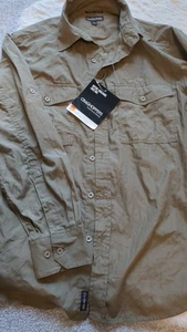 Craghoppers Shirt Mens Size S Khaki Long Sleeve SolarShield Craghoppers Shirt - Picture 1 of 3