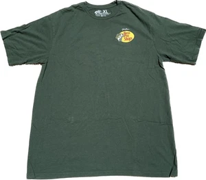 Bass Pro Shops T-Shirt XL Dark Green Mens Graphic Tee Double Sided Short Sleeve - Picture 1 of 5