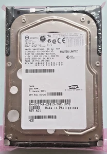 36 GB Fujitsu MAU3036NC 15K RPM U320 SCSI 80pin 8MB HDD 3.5 " Hard Drive Vvg - Picture 1 of 1