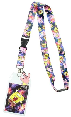 SpongeBob Squarepants ID Lanyard with Patrick Charm and Detachable Badge Holder - Image 1 of 3