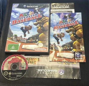 Mario Superstar Baseball • Nintendo GameCube Game + Manual 2005 PAL AUS Complete - Bild 1 von 12