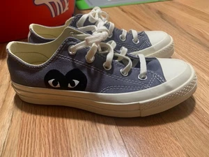 comme des garcons converse Gr. 4 Herren Größe Farbe Grau in Top Zustand - Bild 1 von 7