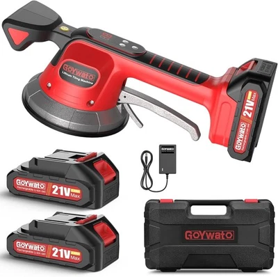 Herramienta de vibración de azulejos inalámbrica - Ventosa de 10 velocidades ajustables para azulejos vibración a Foto 1 de 4