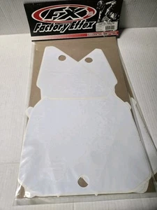 CR450 2002-03 Honda, Factory Effex, Number Plate Backgrounds *WHITE* - Picture 1 of 3