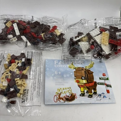 Lego Brick Headz 10089C Reindeer And Sign Instructions Unopened No Box - Image 1 of 4
