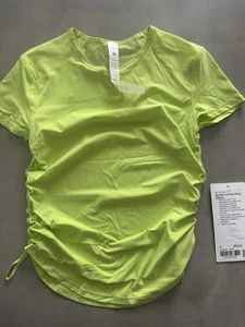 NWT lululemon Sculpt Cinched Short-Sleeve Shirt Sour Grape Gym Athletic Top 4 - Picture 1 of 4