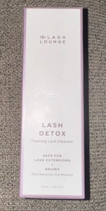 Neu Lash Lounge Lash Detox schäumender Wimpernreiniger. Safe For Lash Extensions 50ml - Bild 1 von 2