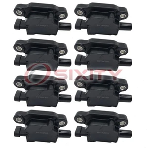 8 pc Hitachi Ignition Coils for 2007-2014 GMC Yukon 4.8L 5.3L 6.0L 6.2L V8 jt - Picture 1 of 5