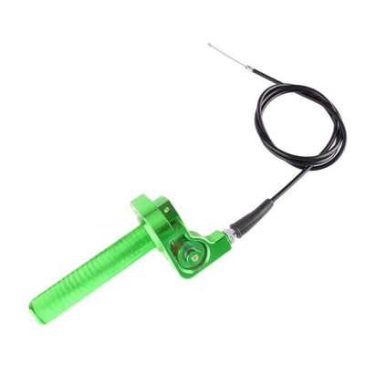 1x Twist Throttle Cable Handlebar Grip Fit For Kawasaki KX125 KX250 KLX110 Acc - Imagem 1 de 4