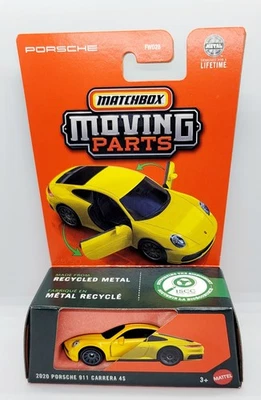 Porsche 911 Carrera 4S serie de piezas móviles Matchbox 2025 coche de juguete nuevo Mattel Foto 1 de 2