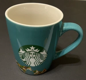 2020 Starbucks Coffee Cup Mug Teal Camouflage Dogs 10 OZ Big Dog Small Dog - Bild 1 von 5