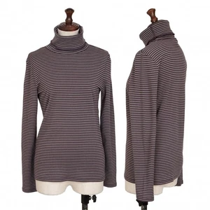 sunaokuwahara Stretch Stripe Turtle Neck T Shirt Size M(K-131666) - Picture 1 of 12