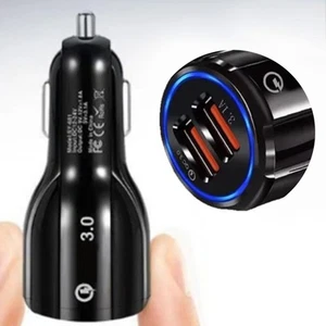 Auto Dual USB 6A 36W Szybkie ładowanie 3 0 12 - 24V Wejście PC Uniwersalne do - Zdjęcie 1 z 12