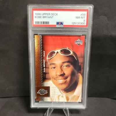 Upper Deck Kobe Bryant #58 1996 PSA 8 Foto 1 de 4