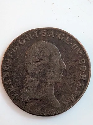 AUSTRIA 1 KREUZER 1800 FRANZ II, ORIENTADO A LA DERECHA FRANC HELLER Foto 1 de 2
