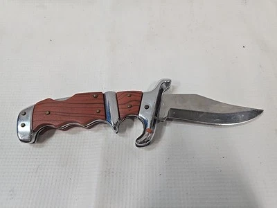 Pocket Knives Folding Knife 4"  Tool Steel Blade Orange Vintage Old J6 - Image 1 of 4