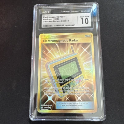 Pokemon Electromagnetic Radar (Secret) - SM - Unbroken Bonds CGC 10 - Image 1 of 2