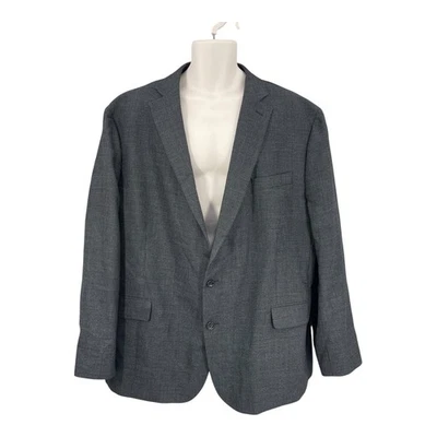 Blazer Stafford Para Hombres 52 Regular Gris Calce Clásico Lana Merino Abrigo Deportivo Chaqueta Foto 1 de 4