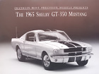 Franklin Mint 1965 Ford Shelby Mustang G.T. 350 White/Blue Stripes 1:24 Diecast