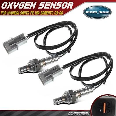 2x Sensor de oxígeno O2 aguas abajo para Kia Sorento 03-06 Hyundai Santa Fe 03-06 3,5 L Foto 1 de 4