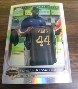 YORDAN ALVAREZ 2022 TOPPS CHROME CARD #ASGC-27 ASTROS (ASG INSERT REFRACTOR) - Photo 1 sur 2