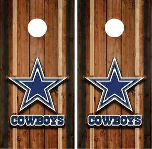 Dallas Cowboys Cornhole Board Vinyl Sticker Decal Skin Wrap Decor Designs VZ722 - Picture 1 of 2