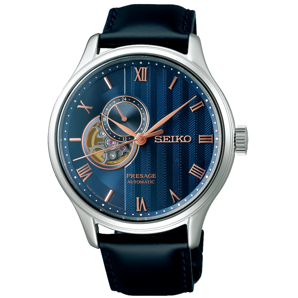 SEIKO PRESAGE SARY187 Japanese Garden Mechanical Automatic Watch Navy - Image 1 of 1