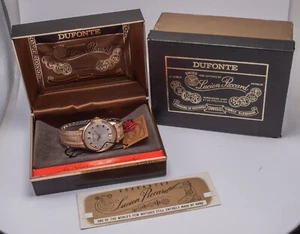 Mint Boxed 1960s - Lucien Piccard Dufonte Men's 34mm Date Watch Cal. FHF ST 96 - Picture 1 of 16