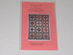 Las Cruces 12 Quilt Pattern Applique Cross Blocks J Michelle Watts - Picture 1 of 2
