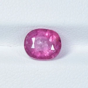 TORMALINA MASSICCIA ROSA PERDUTO / RUBELITE NATURALE 1,48 ct - Gemme cuscino!! - Foto 1 di 2