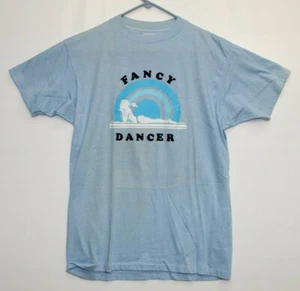 Vintage Fancy Dancer Club Shop Studio ?? T-Shirt Single Stitch  80's USA size L  - Picture 1 of 9