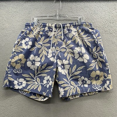 Phil Edwards By Reyn Spooner Vintage Hawaiian Floral 6.5" Swim Trunks Shorts XXL - Image 1 of 4