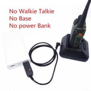 USB Charger Cable For Baofeng UV-5R CH-5 UV-82 CH-8 UV-9R CHR-9700 Walkie Talkie - Picture 1 of 5