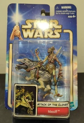 Star Wars Attack of the Clones, Massiff Action Figure, Hasbro 2002, New - Image 1 of 4