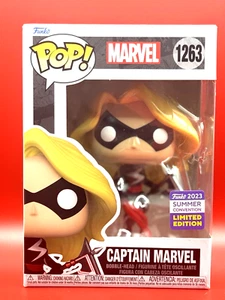 Funko Pop! Marvel - Capitana Marvel #1263 Funko 2023 Convención de Verano - NUEVO - Imagen 1 de 5