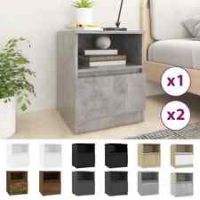 1/2x Bed Cabinet Engineered Wood Side Storage Cabinet Multi Colours vidaXL