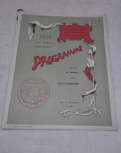 Programme - Association générale des étudiants de Poitiers - 20 décembre 1897  - Picture 1 of 3