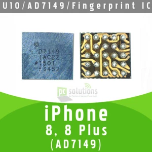 ✅  iPhone 8 / 8 + Plus Home Button Flex Fingerprint IC Chip U10 AD7149 - Bild 1 von 1