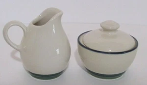 Pfaltzgraff Ocean Breeze Sugar and Creamer Made in the USA - Picture 1 of 4